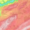 Bonnétage topographic map, elevation, terrain