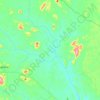 Jaguara topographic map, elevation, terrain