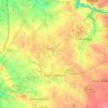 Treize-Septiers topographic map, elevation, terrain