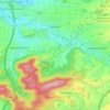 Brettach topographic map, elevation, terrain