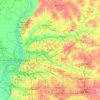 Shelby County topographic map, elevation, terrain