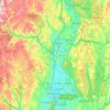Franklin County topographic map, elevation, terrain
