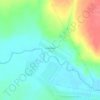 Кунакбаево topographic map, elevation, terrain