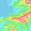 Calcatoggio topographic map, elevation, terrain