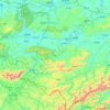Ningming County topographic map, elevation, terrain
