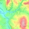 Heaton topographic map, elevation, terrain