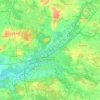 Rotenburg topographic map, elevation, terrain