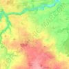 Moutiers-sous-Argenton topographic map, elevation, terrain