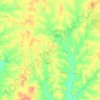 Yaba topographic map, elevation, terrain