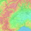Piemonte topographic map, elevation, terrain