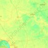Baraigram Upazila topographic map, elevation, terrain