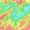 Les Ollières-sur-Eyrieux topographic map, elevation, terrain