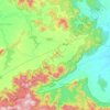 Bisoi topographic map, elevation, terrain