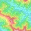 Tribogna topographic map, elevation, terrain