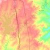 Lardosa topographic map, elevation, terrain