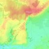Montoldre topographic map, elevation, terrain