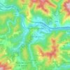 Beverino topographic map, elevation, terrain