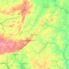 Upper-Basins topographic map, elevation, terrain
