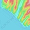 Листвянка topographic map, elevation, terrain