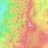 Willamette National Forest topographic map, elevation, terrain