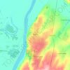 Бирск topographic map, elevation, terrain