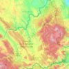 Jalpan de Serra topographic map, elevation, terrain