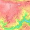 Ořech topographic map, elevation, terrain