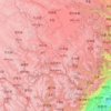 Ngawa Tibetan and Qiang Autonomous Prefecture topographic map, elevation, terrain