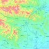 Nanzhao County topographic map, elevation, terrain