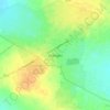 Dédougou topographic map, elevation, terrain