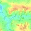 Stowlangtoft topographic map, elevation, terrain