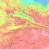 Tokat topographic map, elevation, terrain