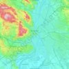 Budapest topographic map, elevation, terrain