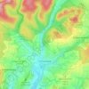 Schönstadt topographic map, elevation, terrain