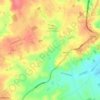 Wing topographic map, elevation, terrain