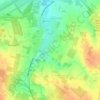 Aalst topographic map, elevation, terrain