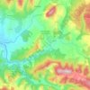 Saint-André-de-Rosans topographic map, elevation, terrain