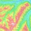 Diemtigen topographic map, elevation, terrain