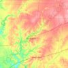 Putnam County topographic map, elevation, terrain