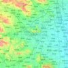 Pingdingshan topographic map, elevation, terrain