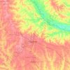 Ben Hill County topographic map, elevation, terrain