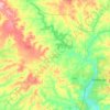 Abeokuta North topographic map, elevation, terrain