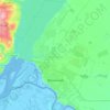 Волжский topographic map, elevation, terrain
