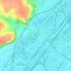 Shobnall topographic map, elevation, terrain