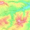 Ain Laloui topographic map, elevation, terrain