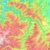 Schleiden topographic map, elevation, terrain