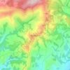 Montagne topographic map, elevation, terrain