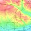 Mangshan Subdistrict topographic map, elevation, terrain