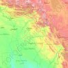 Iraqi Kurdistan topographic map, elevation, terrain