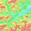 Turzovka topographic map, elevation, terrain